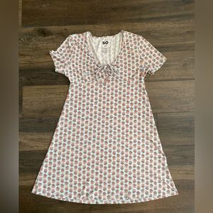 From SO, Size(S), Color(Sky Blue with flowers)